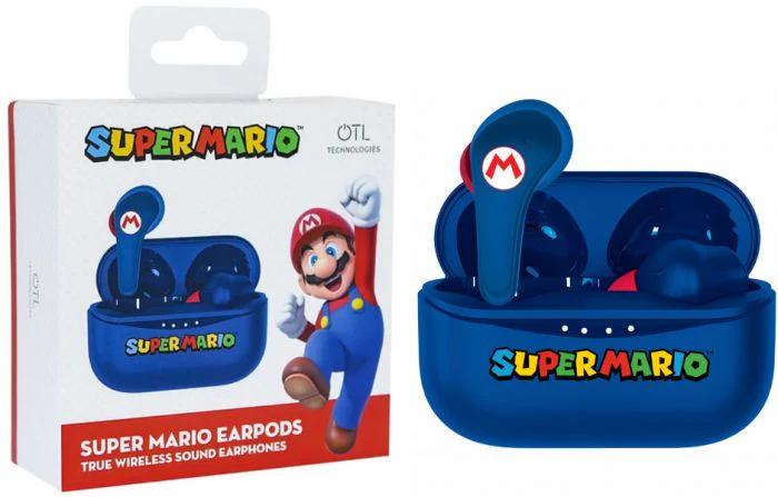 Earphones OTL - Super Mario Blue TWS Earpods - Image 10