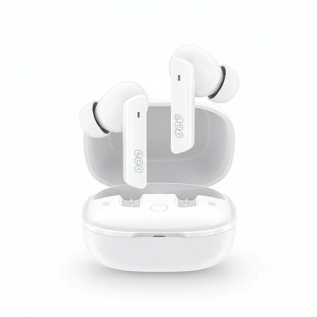 Earphones QCY HT05 Melobuds ANC TWS Pods White