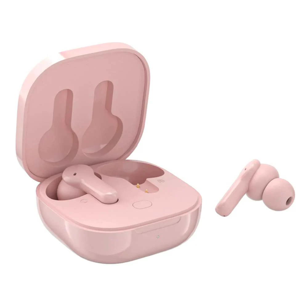Earphones QCY T13 TWS Dual Driver Earbuds Pink