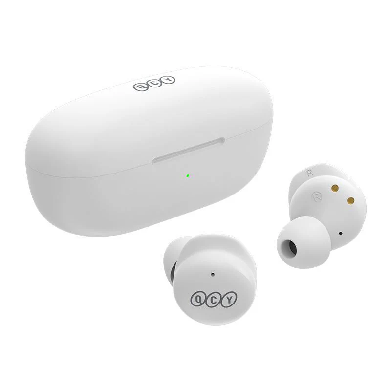 Earphones QCY T17 TWS Dynamic Driver Earbuds White - Image 2