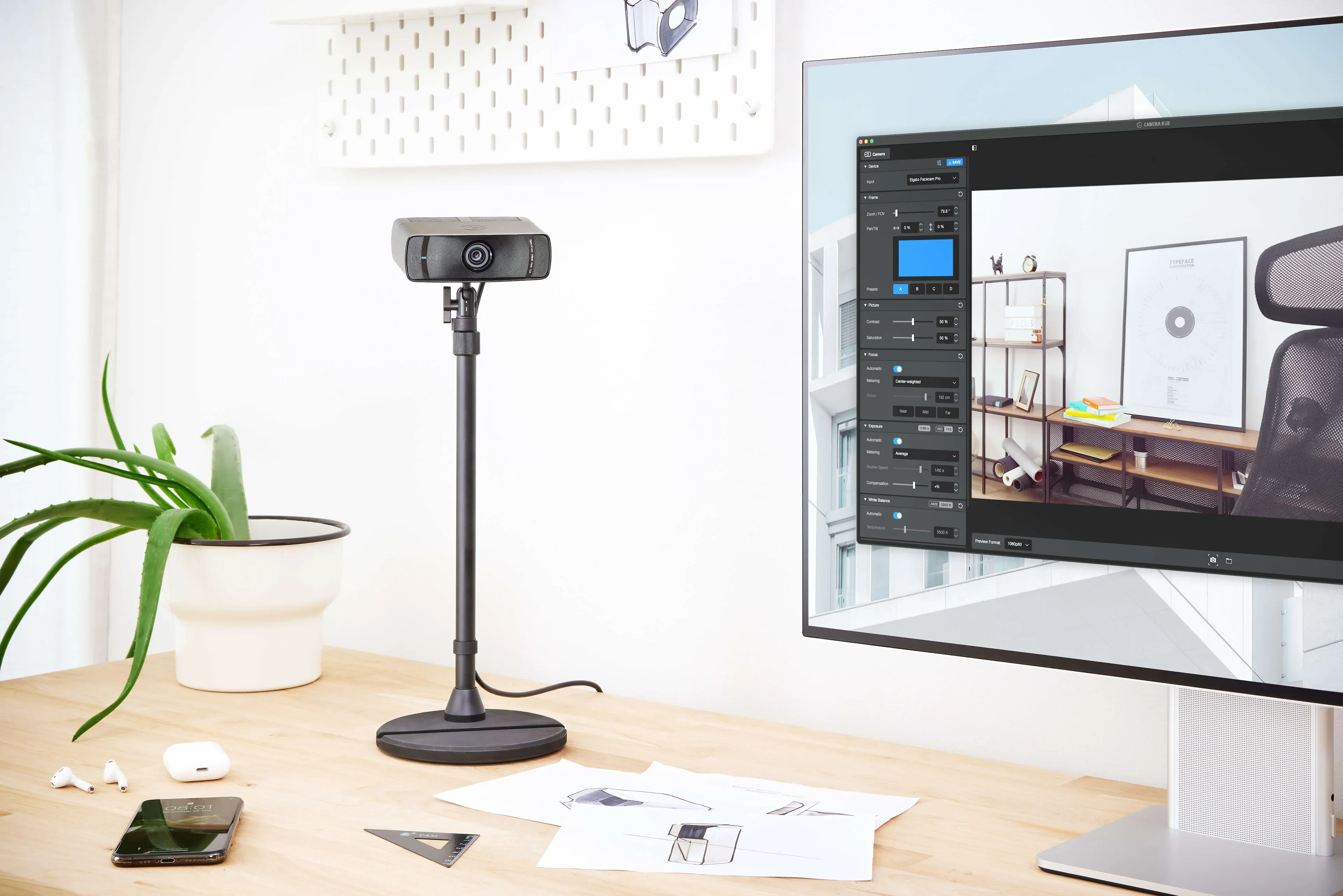 Elgato Facecam Pro , The world's first 4K60 webcam , 10WAB9901 - Image 3