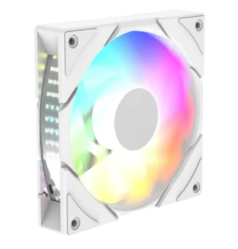 Fan 1x 120mm DeepCool CG580 Reverse ARGB, up to 1,300 RPM , Airflow 107 m3/h , Bulk , White , R-EDF120-WHAPR86-G-1