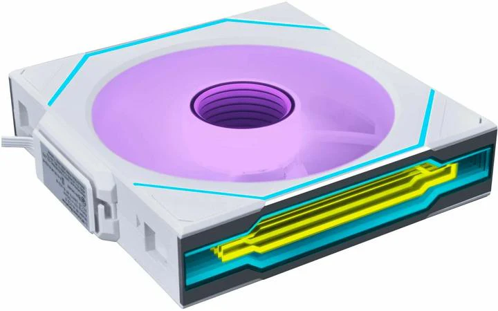 Fan 1x 120mm Lian LI UNIFan Infinity SL ARGB , Reverse , Wireless , White , G99.12RSLIN1W1W.00