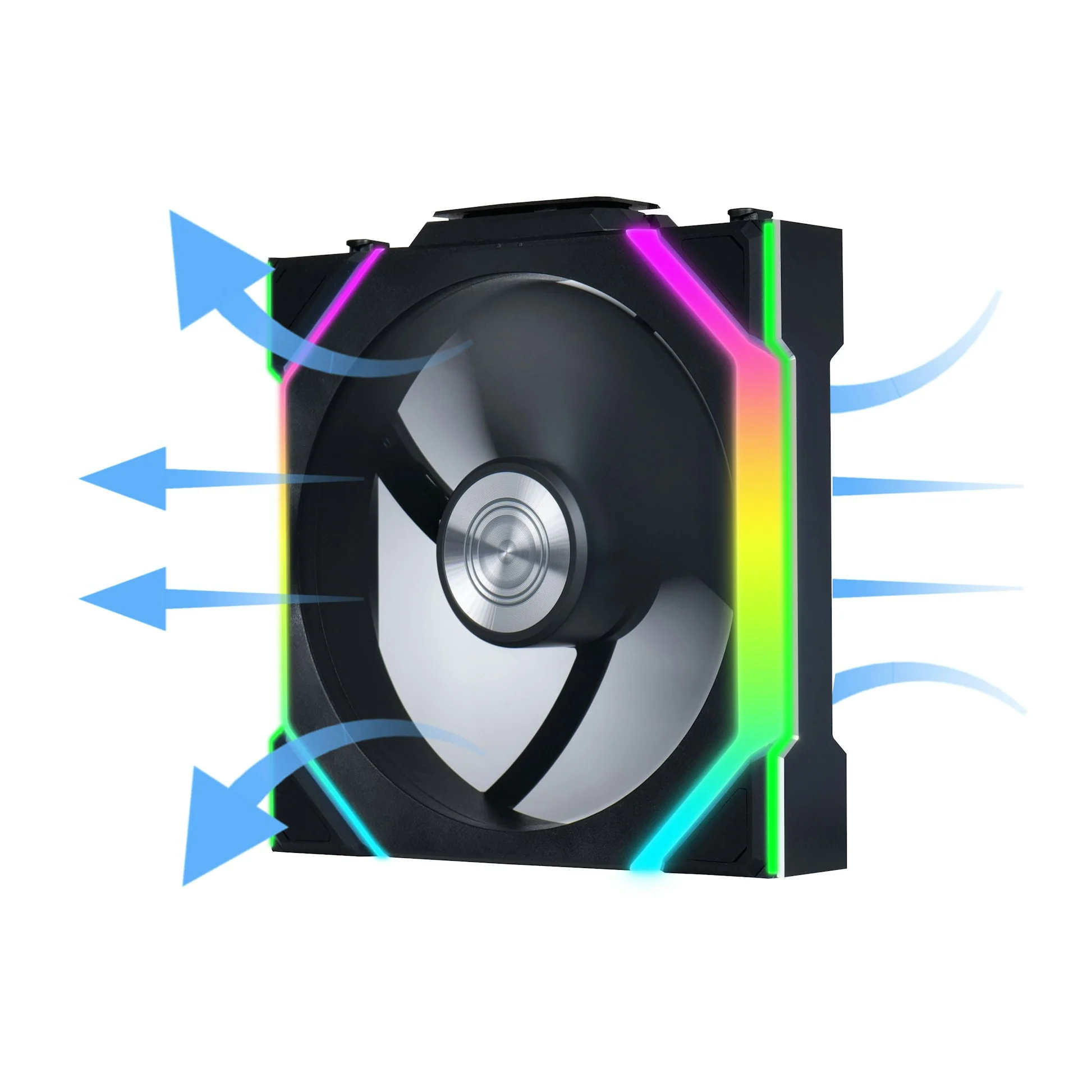 Fan 1x 120mm Lian LI UniFan SL Single Wireless Reverse ARGB Airflow108.8 m3/h Black G99.12RSL1W1B.00 - Image 2