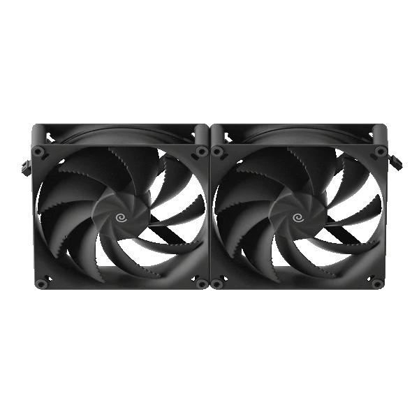 Fan 2x 180mm HAVN H18 Dual Pack , up to 1,300 RPM , airflow 279.71 m3/h , Black HVN-FS-H1840-02-DUO - Image 2