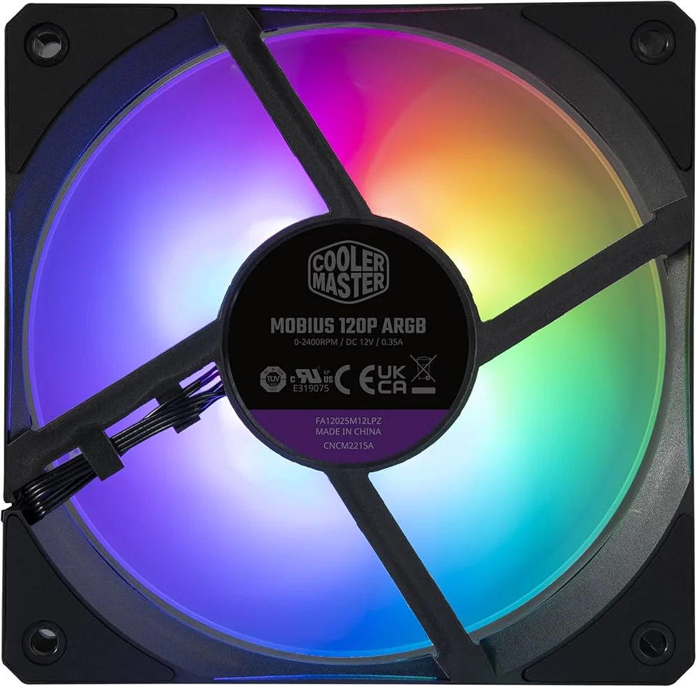 Fan 3x 120mm  Cooler Master Mobius 120P ARGB - Image 2