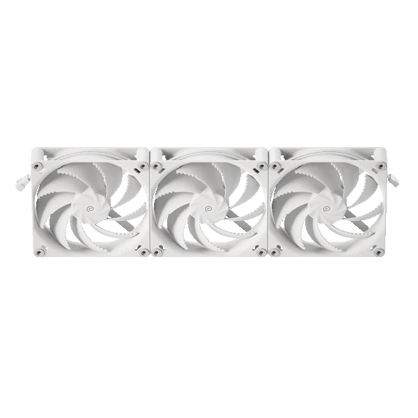 Fan 3x 120mm HAVN H12 Triple Pack , up to 2,100 RPM , airflow 123.07 m3/h White HVN-FS-H1230-01-TRI - Image 2