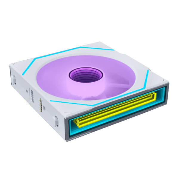 Fan 3x 120mm Lian LI UNIFan Infinity SL ARGB , Wireless , Controller , White , G99.12SLIN1W3W.00 - Image 2