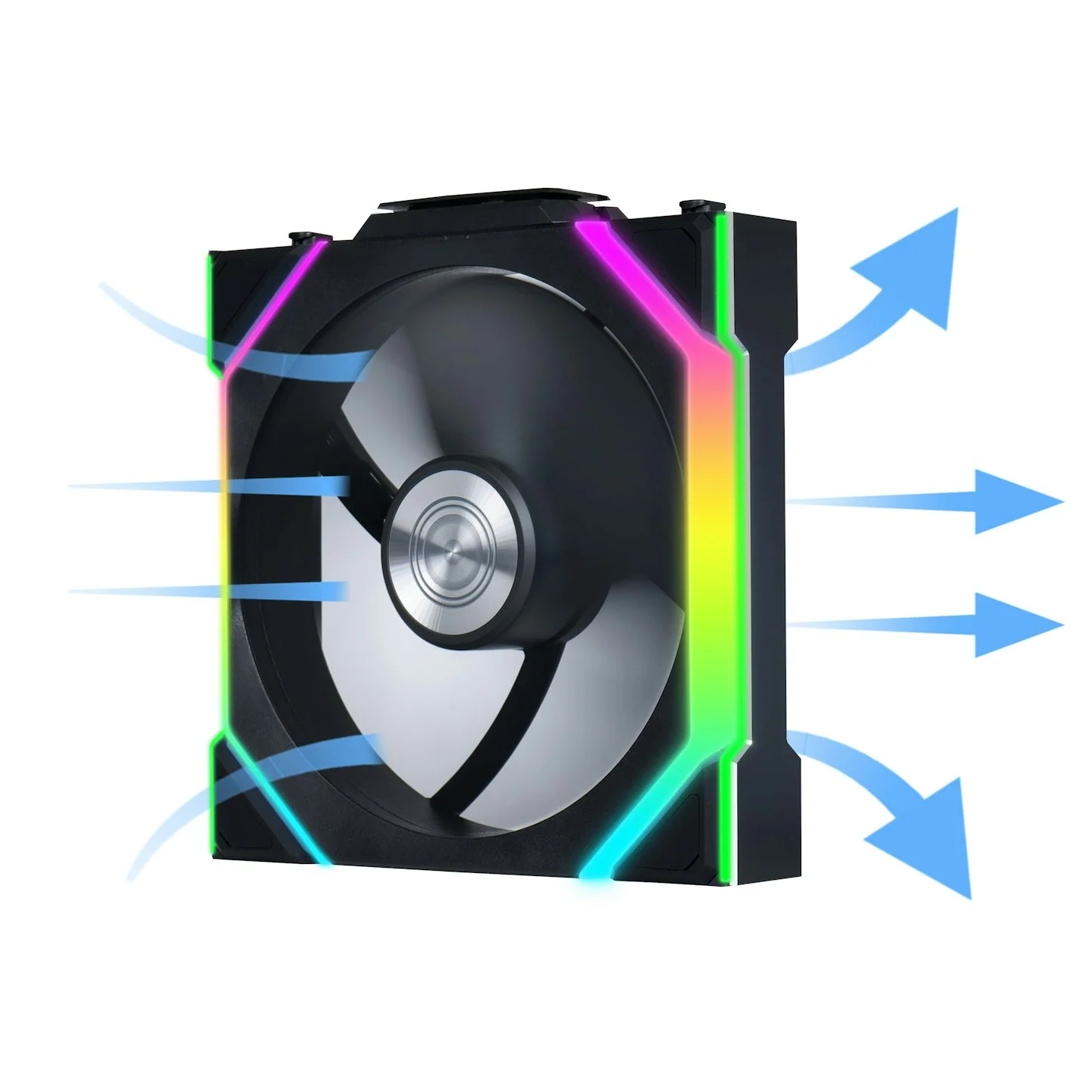 Fan Lian LI UniFan SL Single Wireless ARGB , 1x 120mm Fan , NO Controller , up to 2000 RPM , Airflow 108.8 m3/h , Black , G99.12SL1W1B.00 - Image 2
