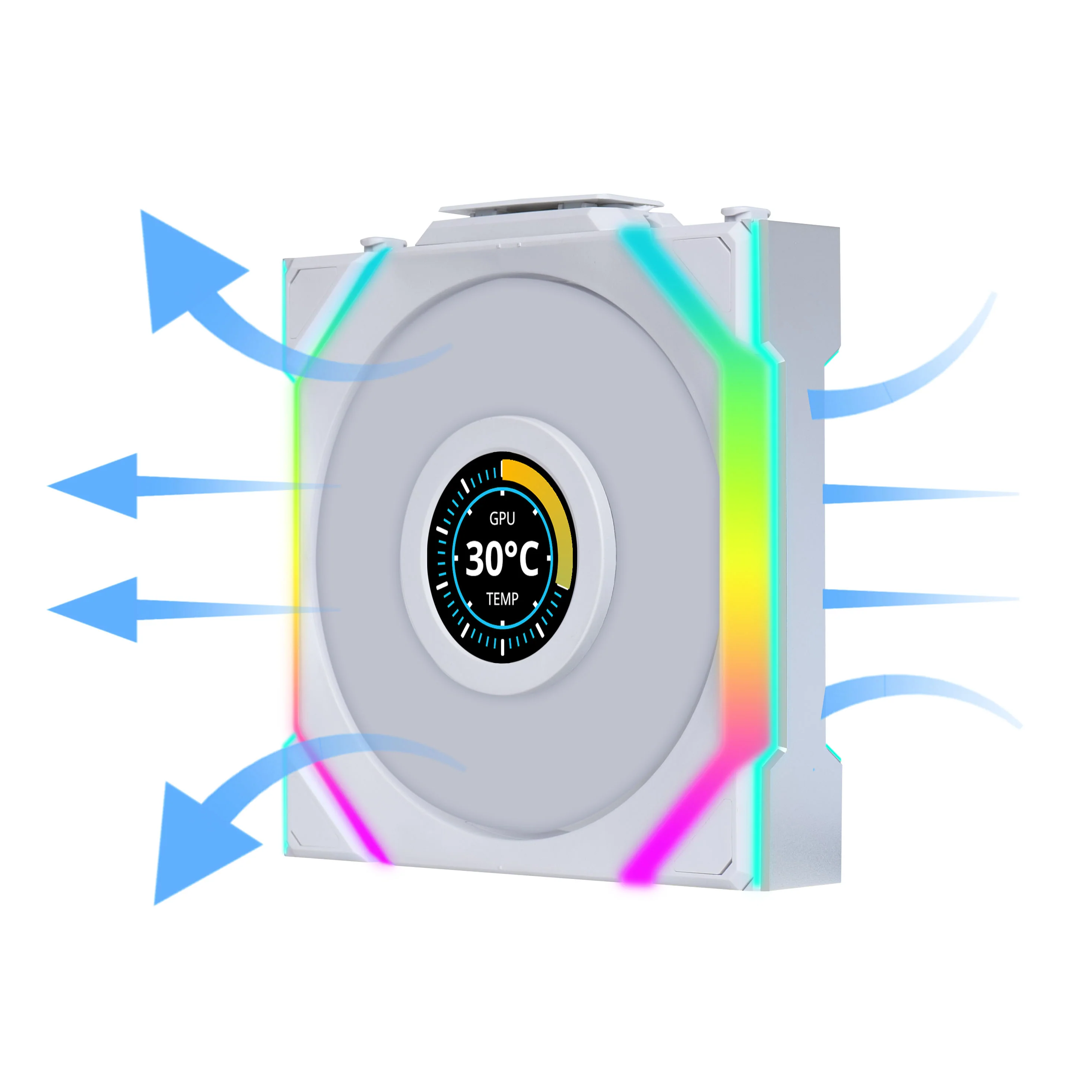 Fan Lian LI UniFan SL Wireless LCD ARGB   Reverse  White - Image 3