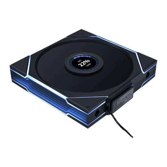 Fan Lian LI UNIFan TL LCD Wireless Reverse ARGB , 1x 140mm , up to 1600 RPM , Airflow 92.25 m3/h , Black , G99.14RTLLCD1W1B.00