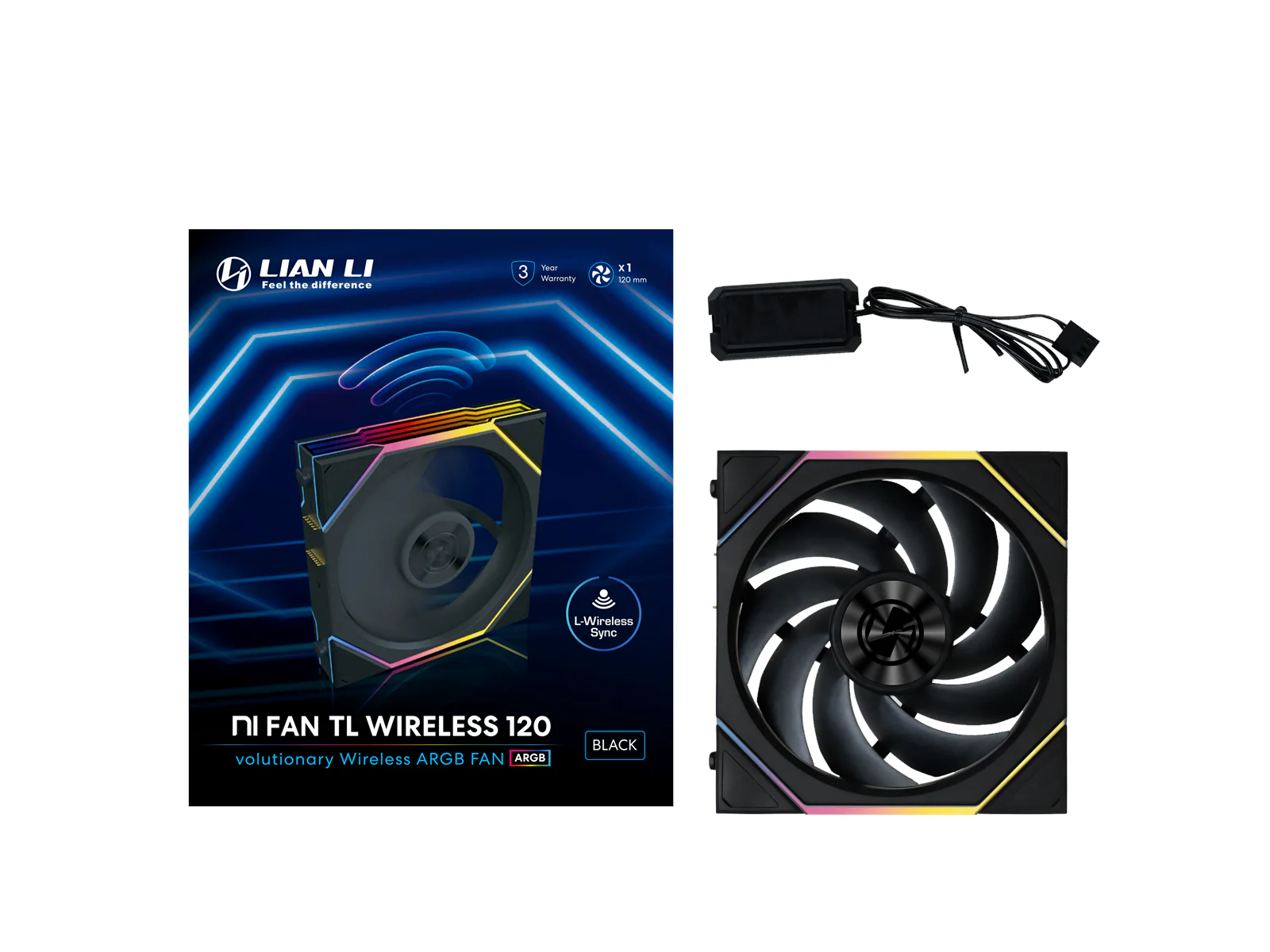 Fan Lian LI UniFan TL Wireless ARGB Black - Image 3