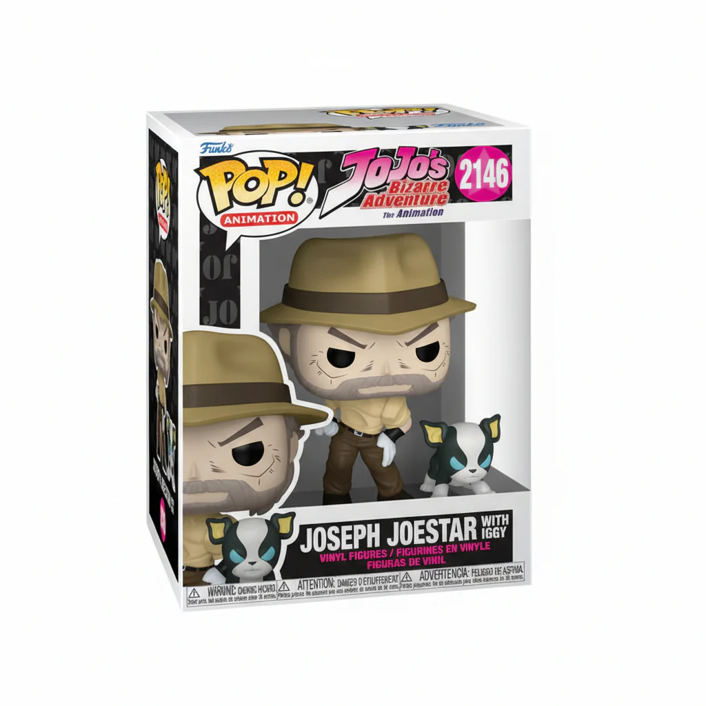 Figure Funko Pop! Animation 2146: Jojo's Bizarre Adventure Joseph w/Iggy
