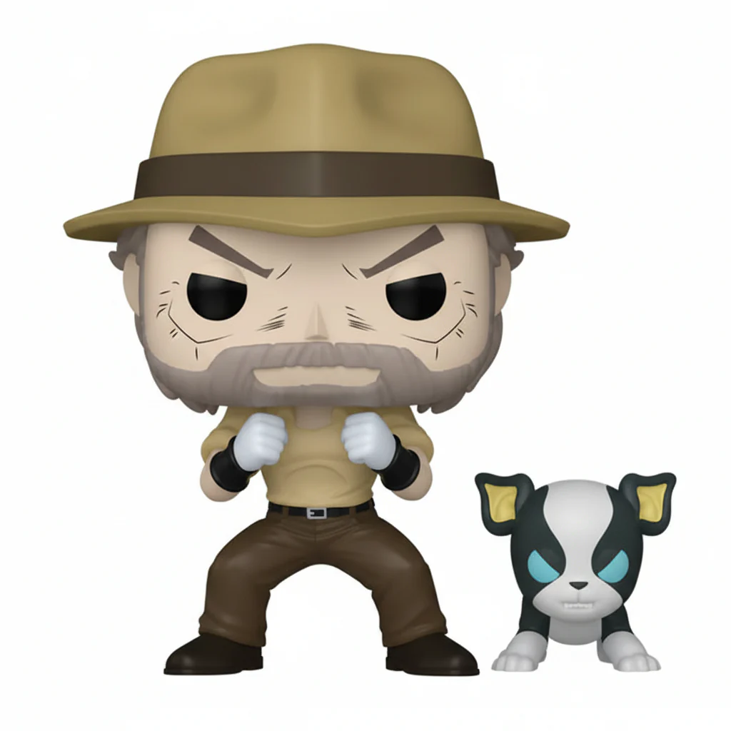 Figure Funko Pop! Animation 2146: Jojo's Bizarre Adventure Joseph w/Iggy - Image 2