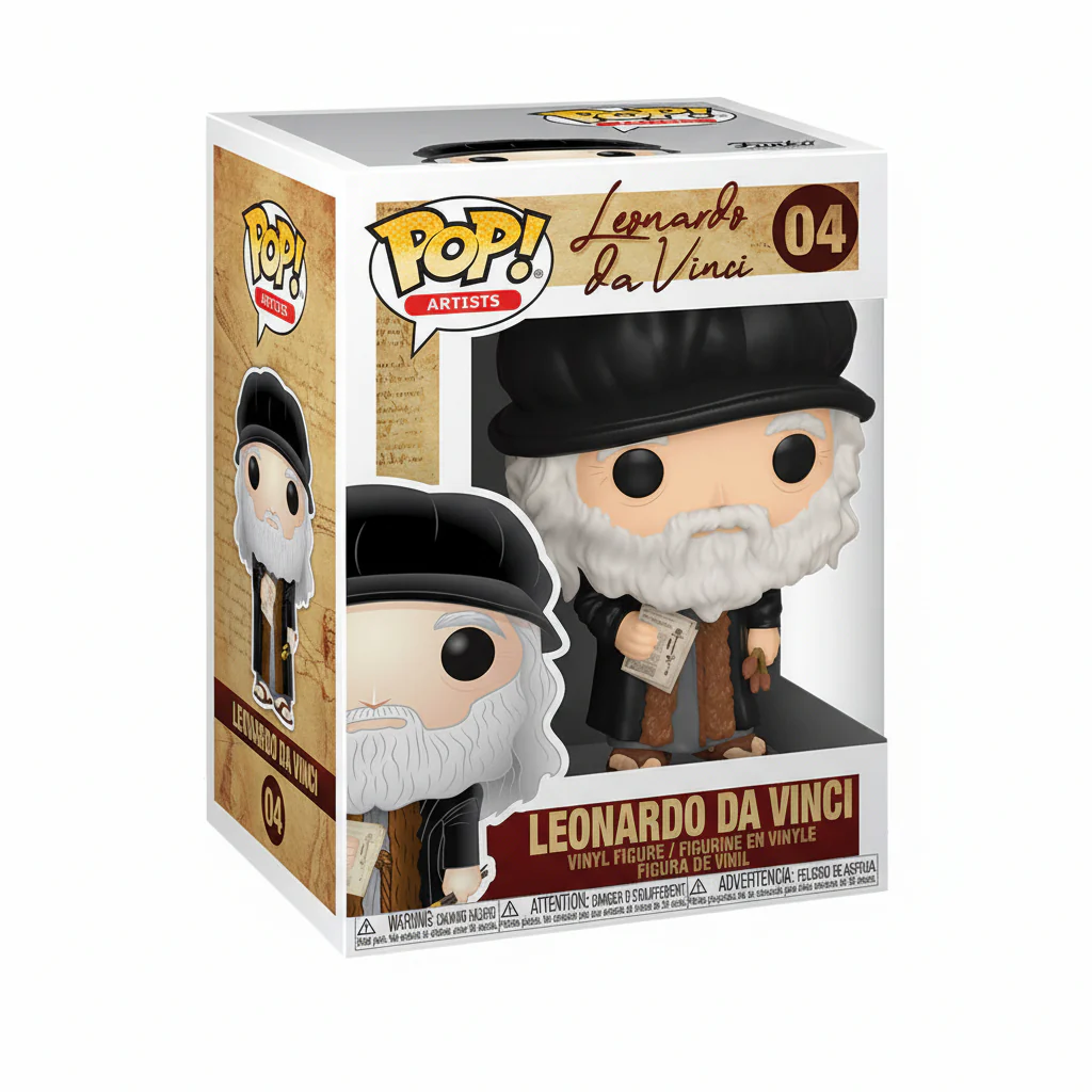Figure Funko Pop! Artists 04: Leonardo Da Vinci