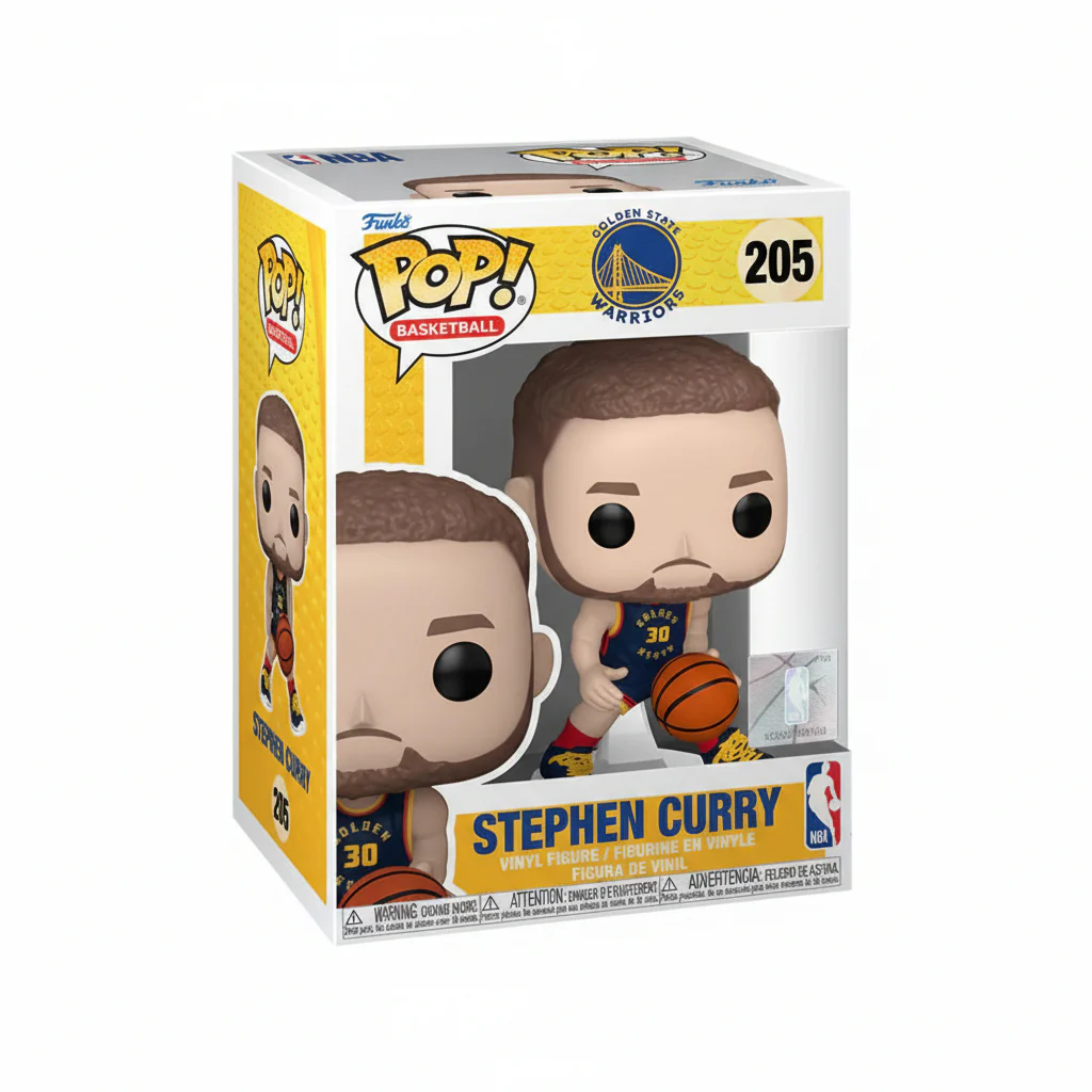 Figure Funko Pop! Basketball 205: NBA Golden State Warriors Stephen Curry