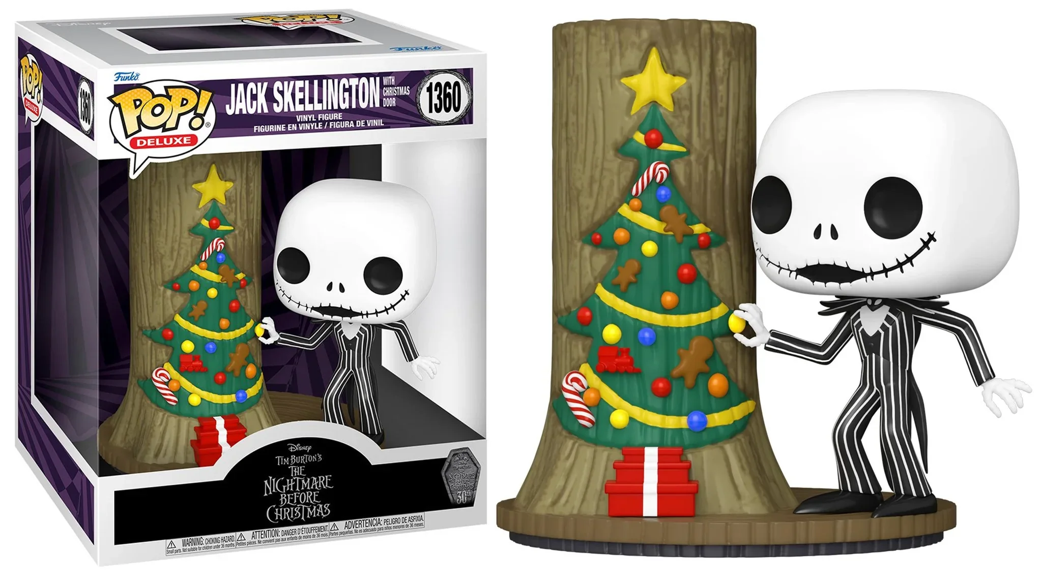 Figure Funko Pop! Deluxe 1360: Nightmare B.C. 30th Jack w/Christmas Door - Image 2
