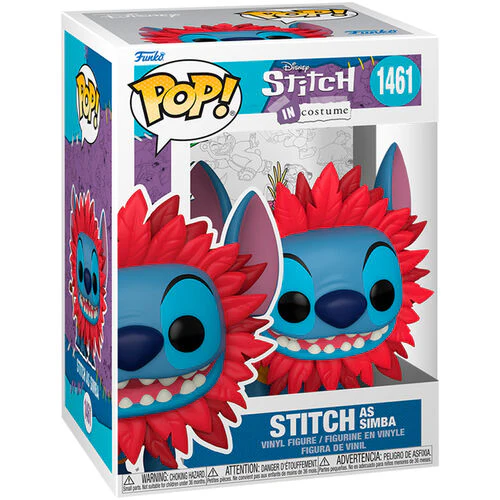 Figure Funko Pop! Disney 1461: Lilo & Stitch Stitch As Simba