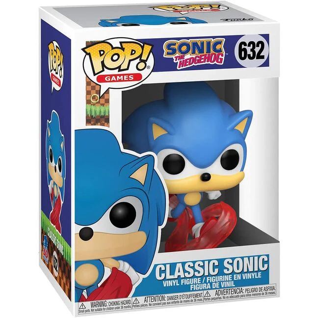 Figure Funko Pop! Games 632: Sonic The HedgeHog Classic Sonic - Image 2