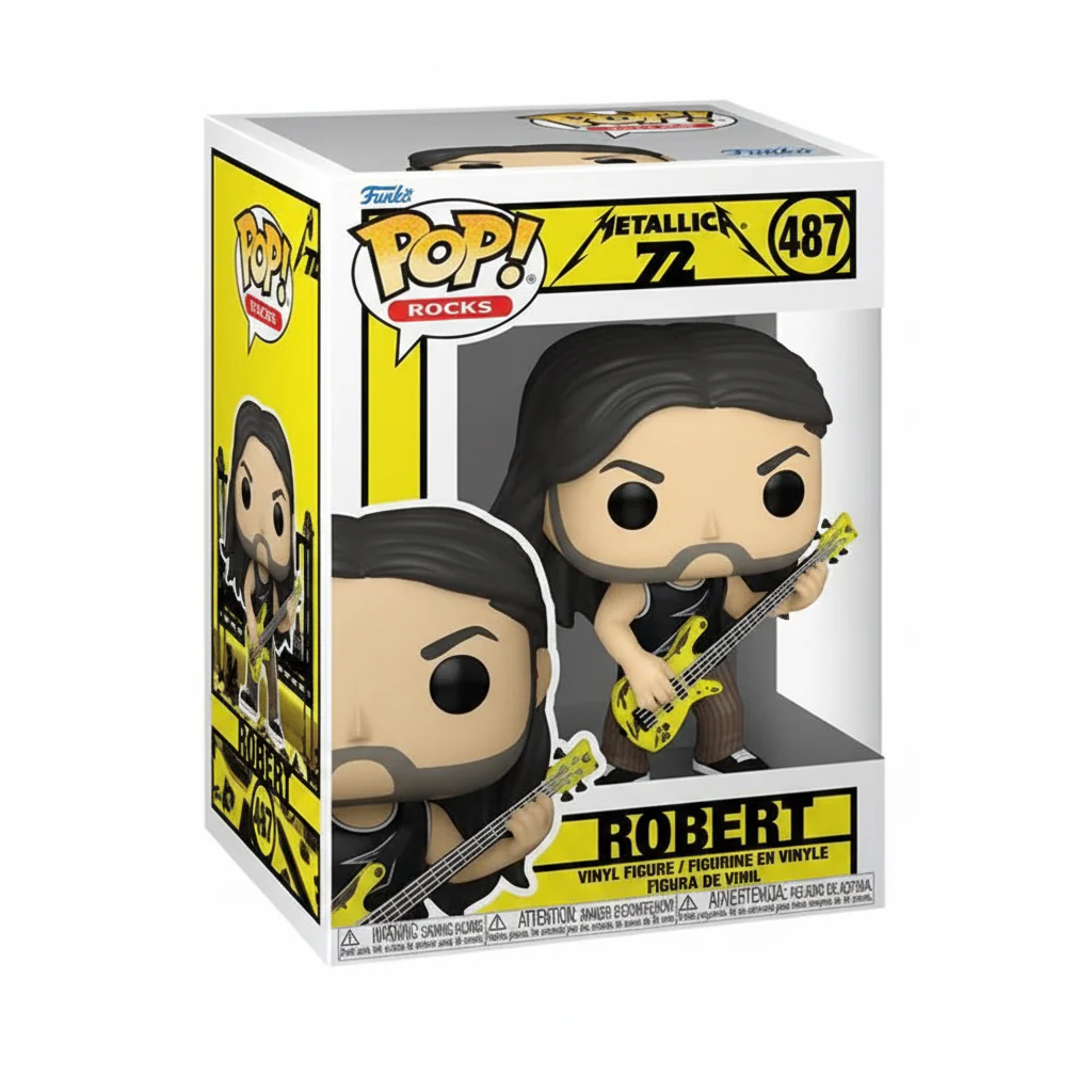 Figure Funko Pop! Rocks 487: Metallica Robert Trujillo