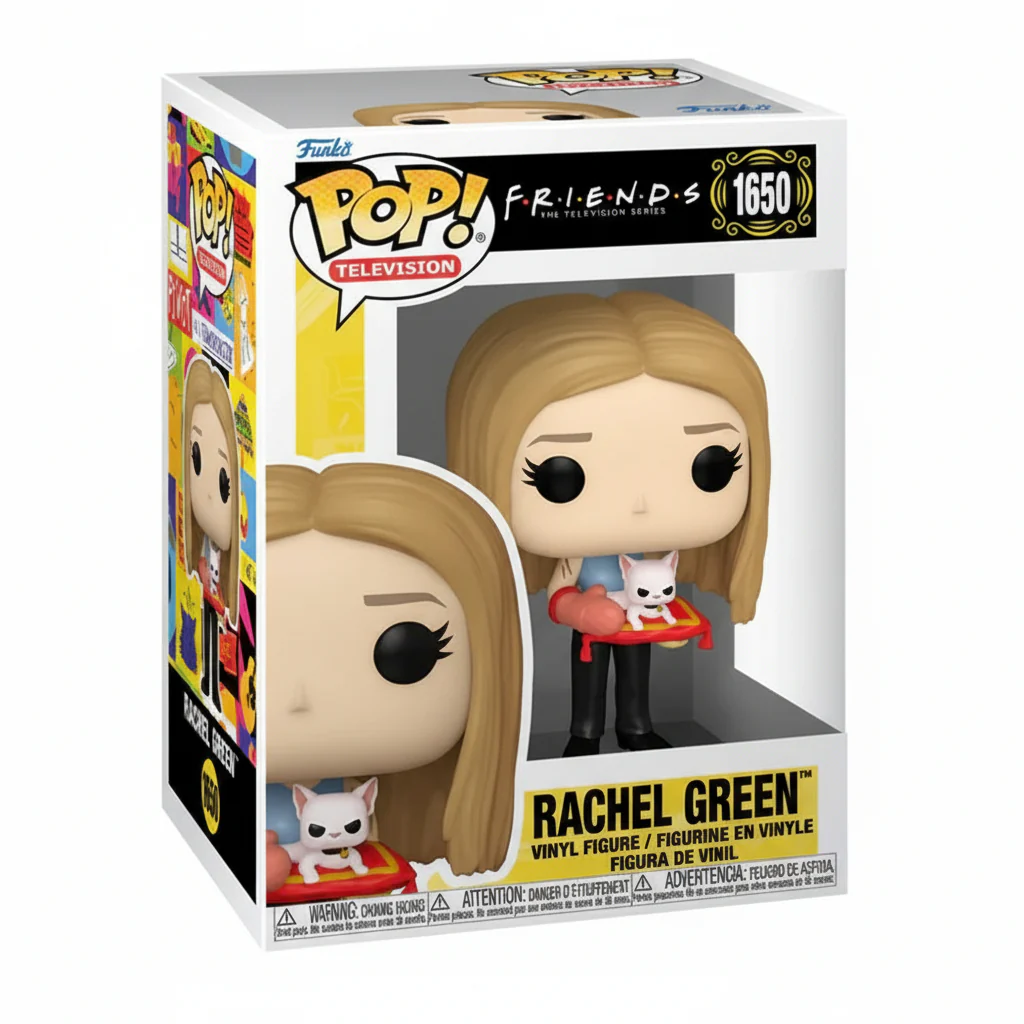 Figure Funko Pop! Television 1650: Friends Rachel Green With Cat