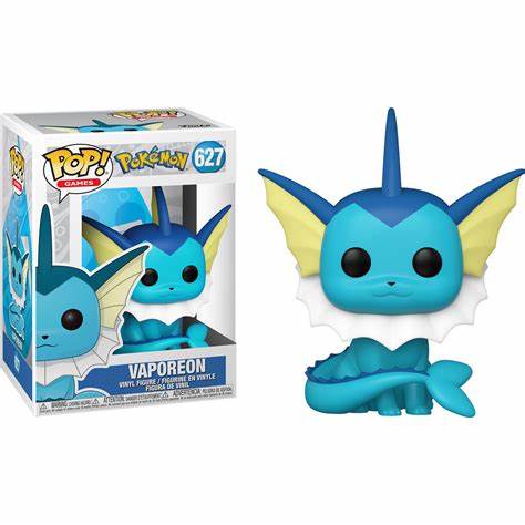 Figure Funko Pop! Vinyl Games 627: Pokémon Vaporeon Aquali-Aquana