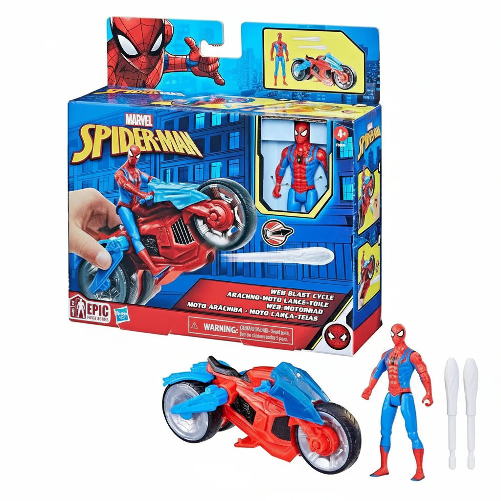 Figure Marvel Spider-Man Web Blast Cycle
