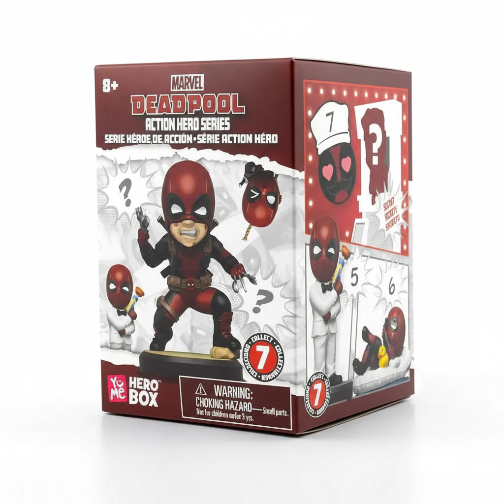 Figure YuMe Deadpool Hero Box Imitating Wolverine