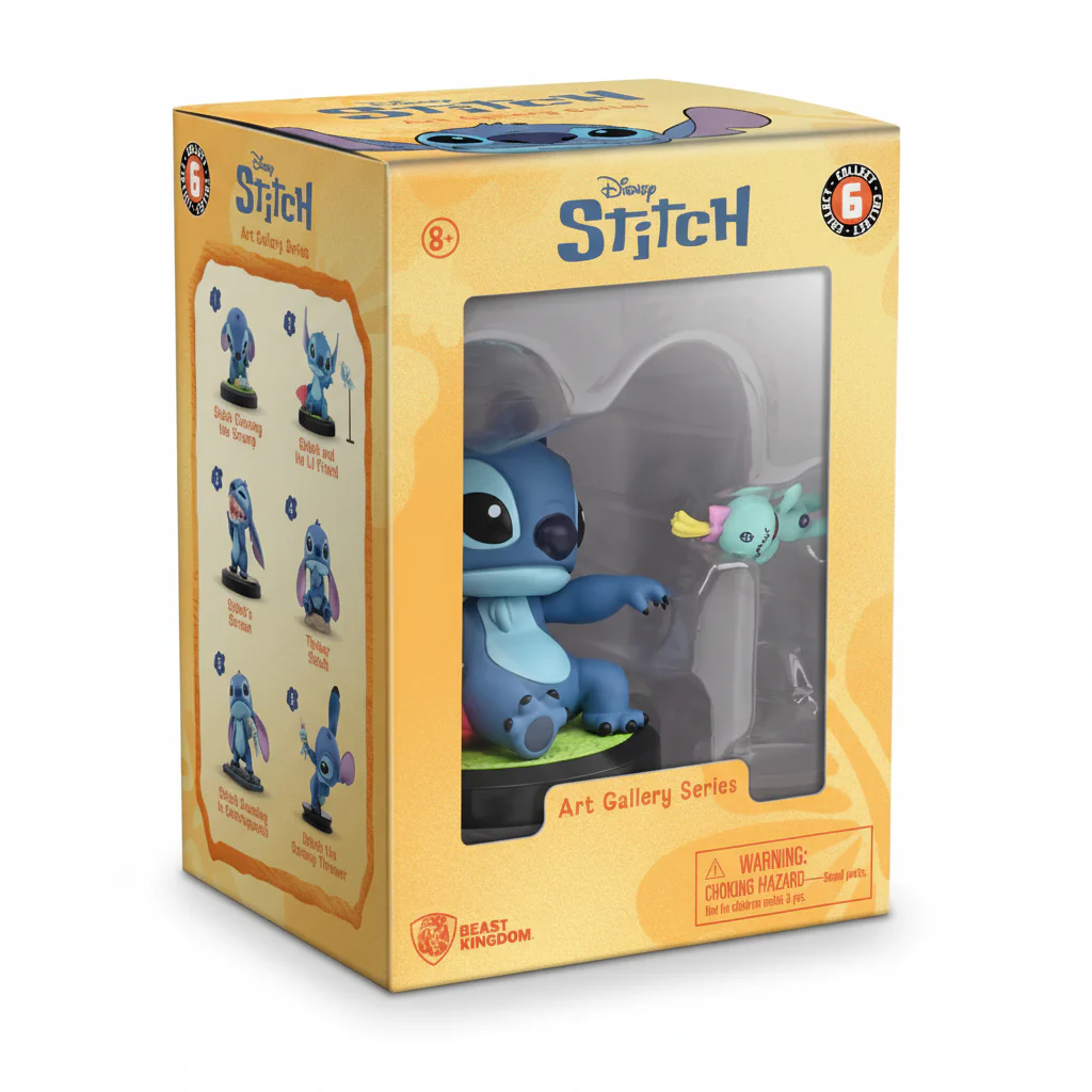 Figure YuMe Hero Stitch & His Lil Friend