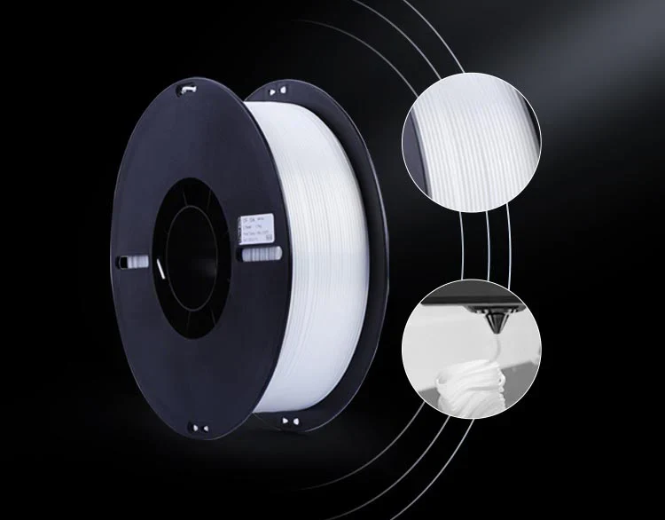Filament Creality CR-PLA Silk White , 3D Printer Filament Glossy , 1 kg Spool , 1.75 mm , 3301120004 - Image 3