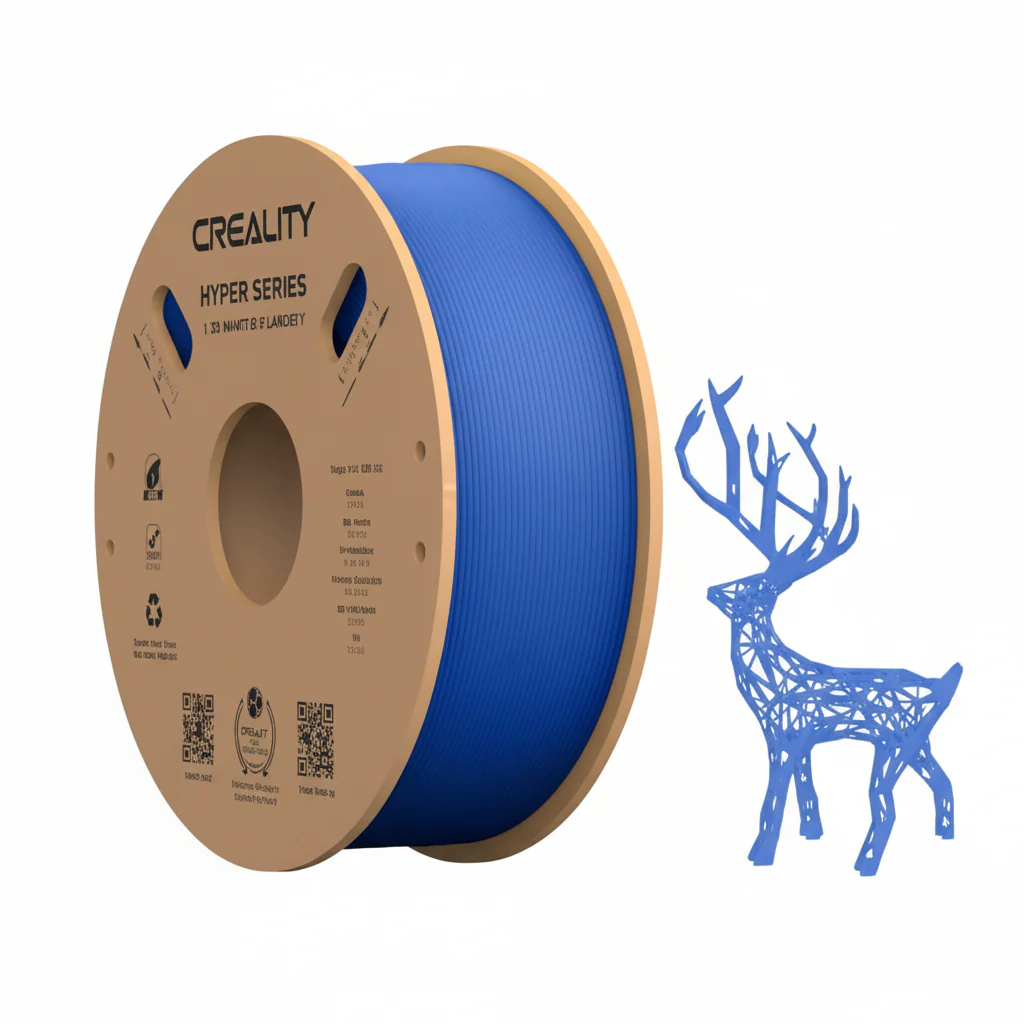 Filament Creality Hyper Luminous PLA 1.75mm 1kg Blue - Image 2