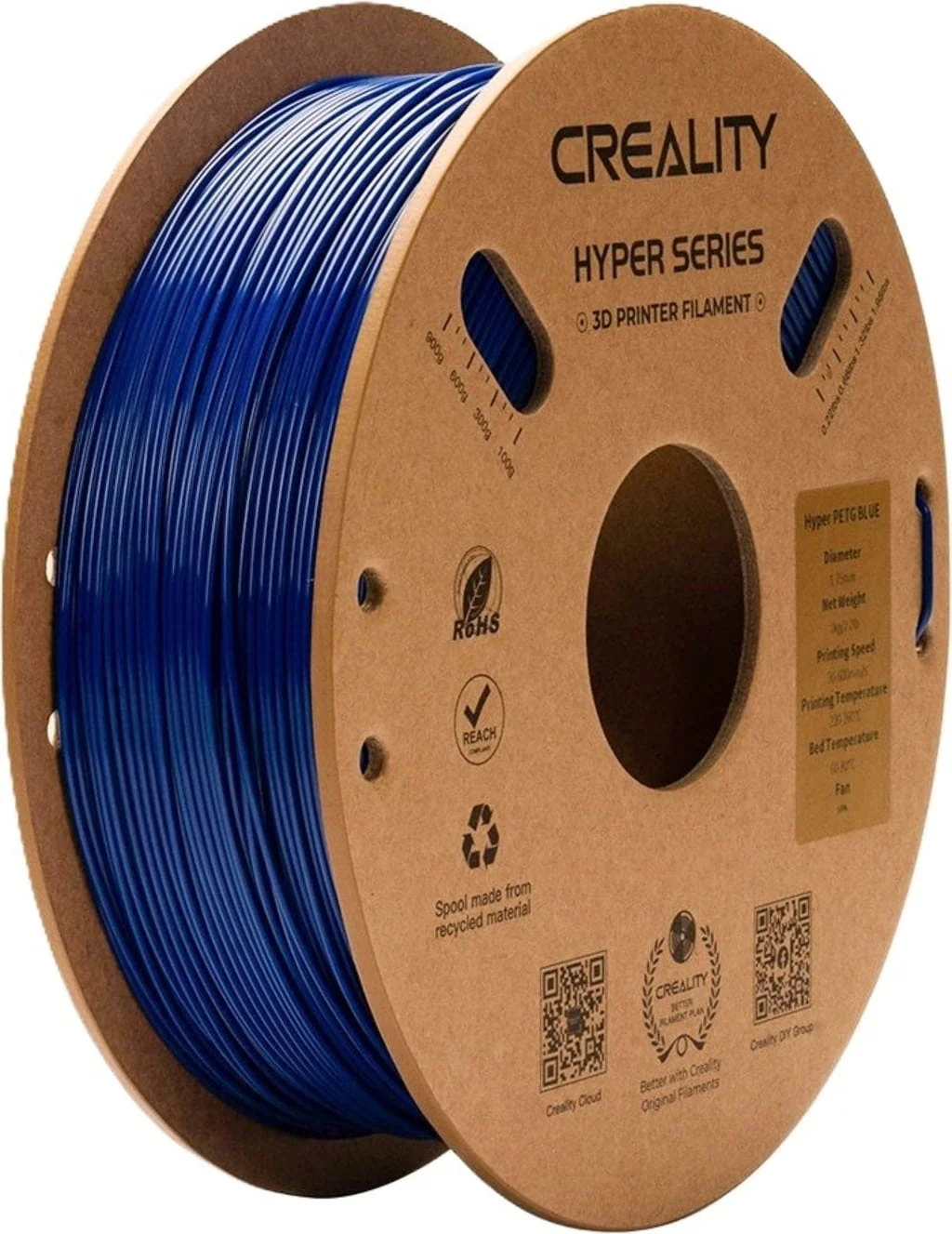 Filament Creality Hyper-PETG 1.77mm 2kg (Red & Blue) - Image 2