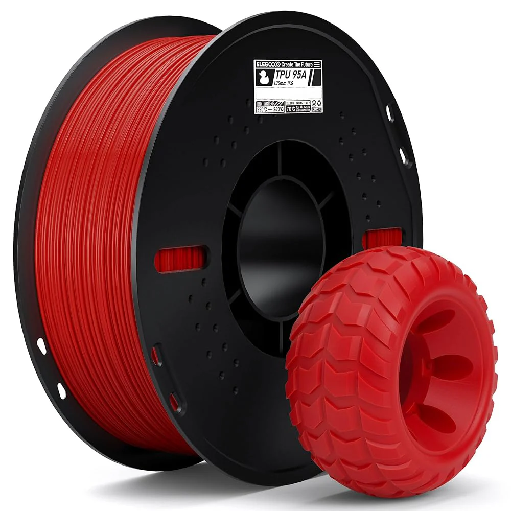 Filament Elegoo TPU Spool Red 1kg
