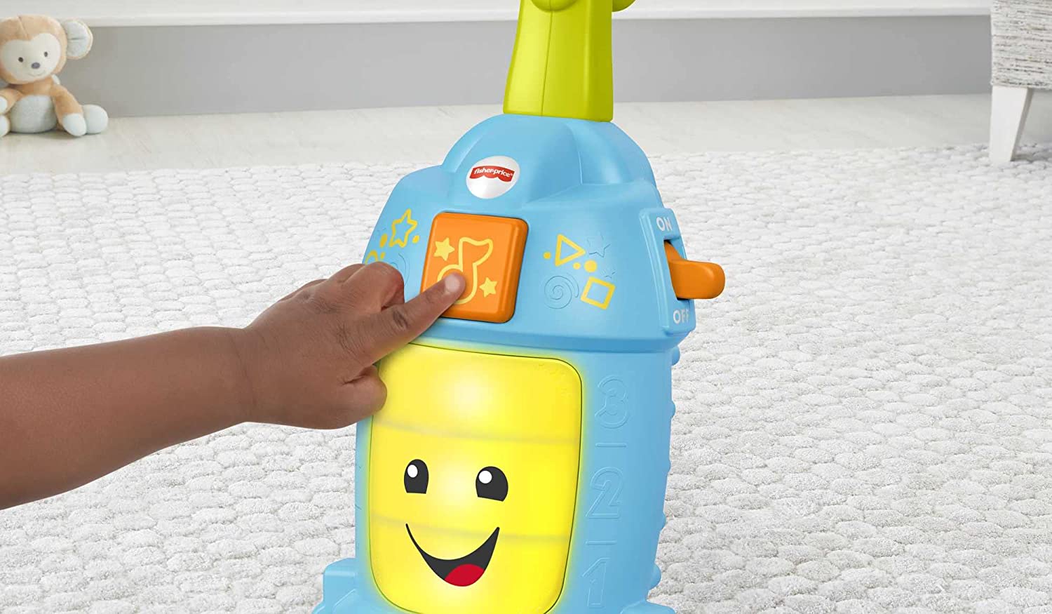 Fisher Price Laugh & Learn Light-up Learning Vacuum - Image 4