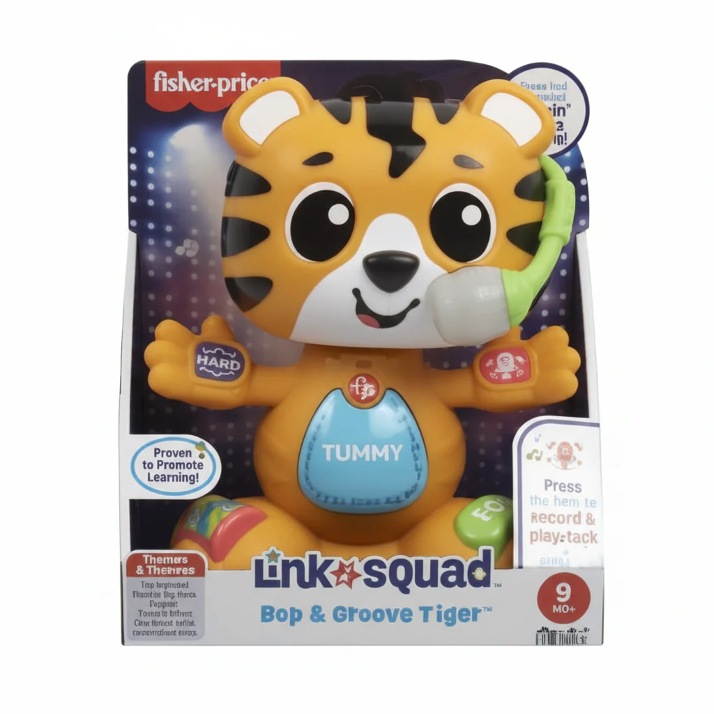 Fisher Price Link Squad Bop & Learn Tiger
