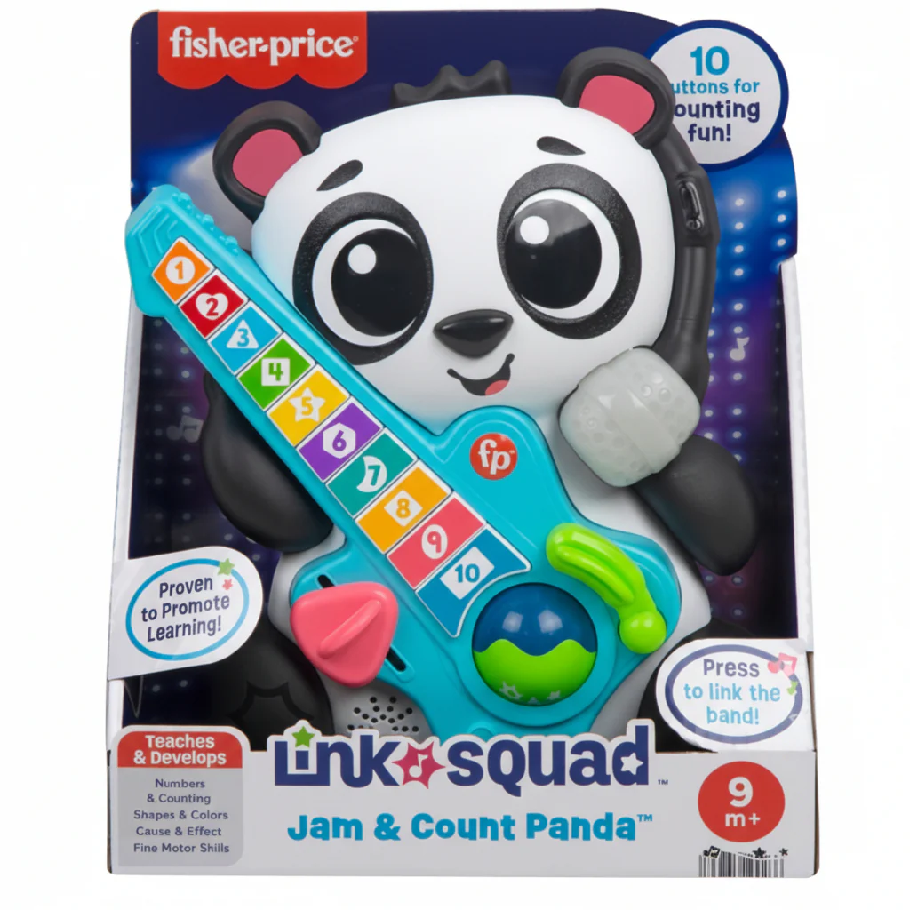 Fisher Price Link Squad Jam & Count Panda