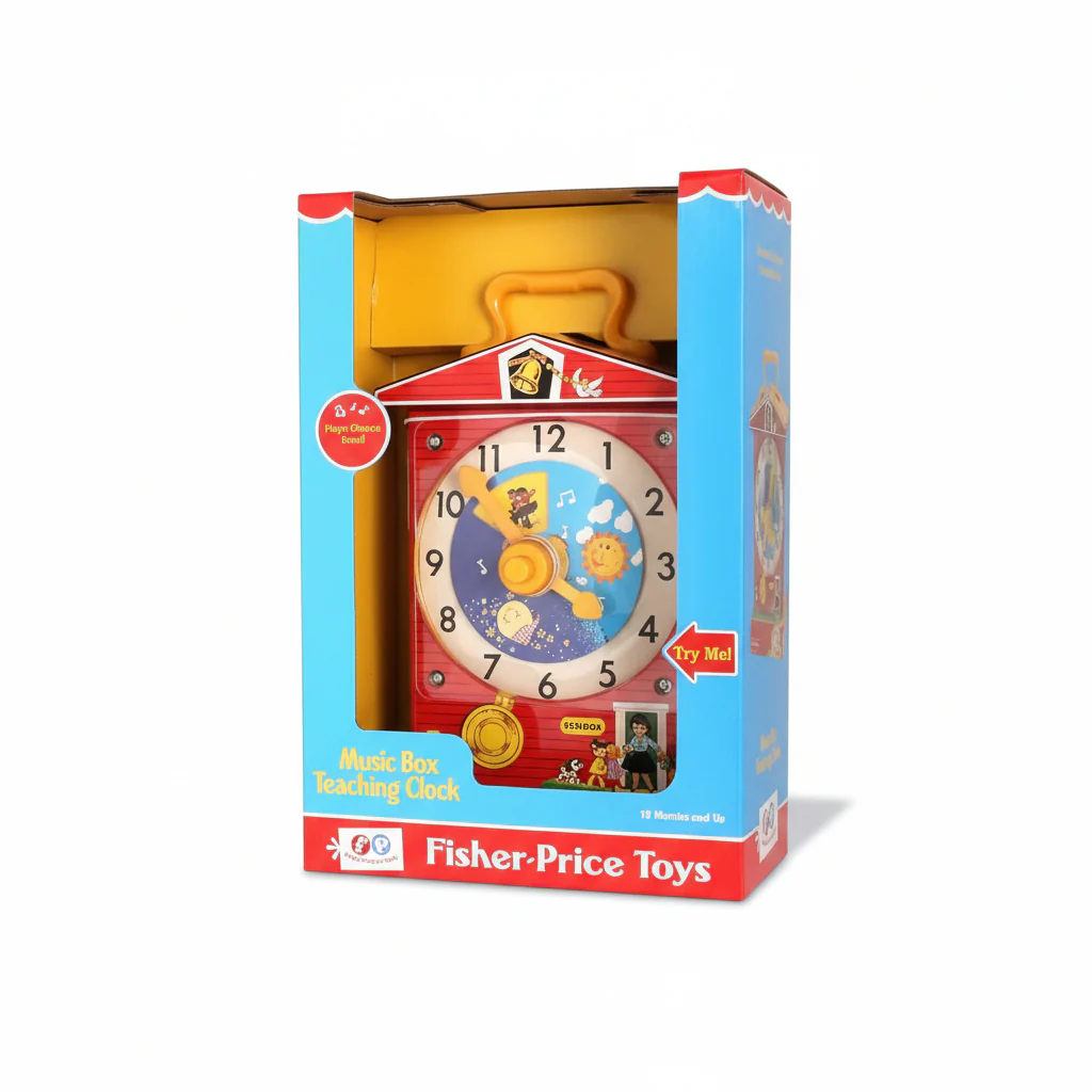 Fisher Price Music Box Teaching Clock