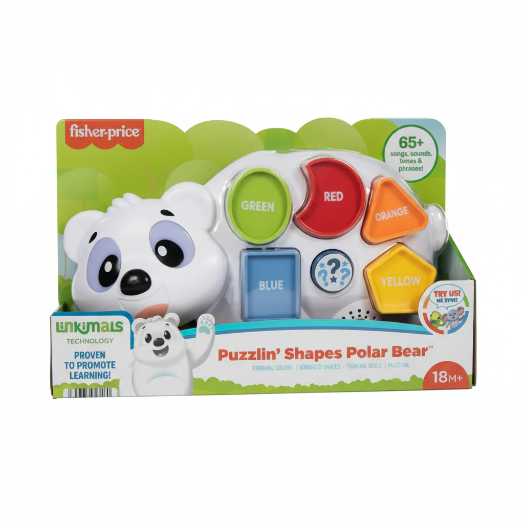 Fisher Price Puzzlin' Shapes Polar Bear