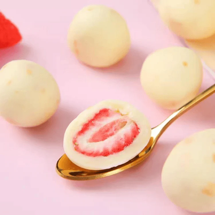 Freeze- Dried Strawberry Teishi With Milk Flavor - Image 2
