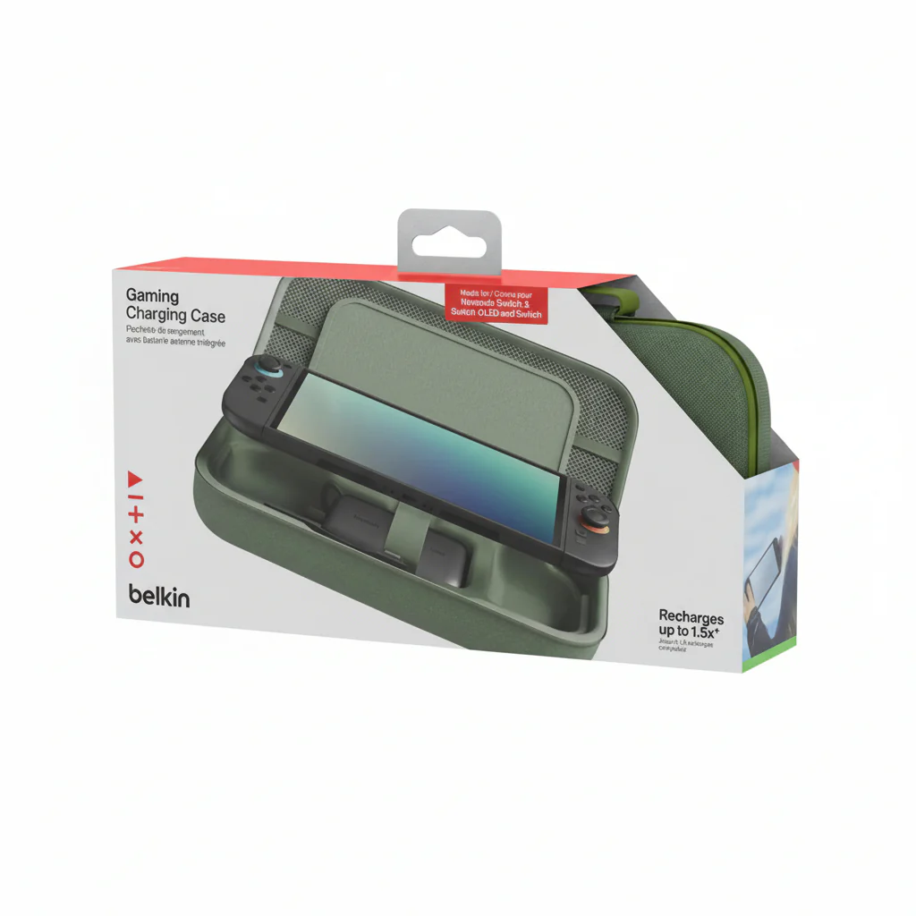 Gaming Charger Case Belkin For Switch 2 Sage