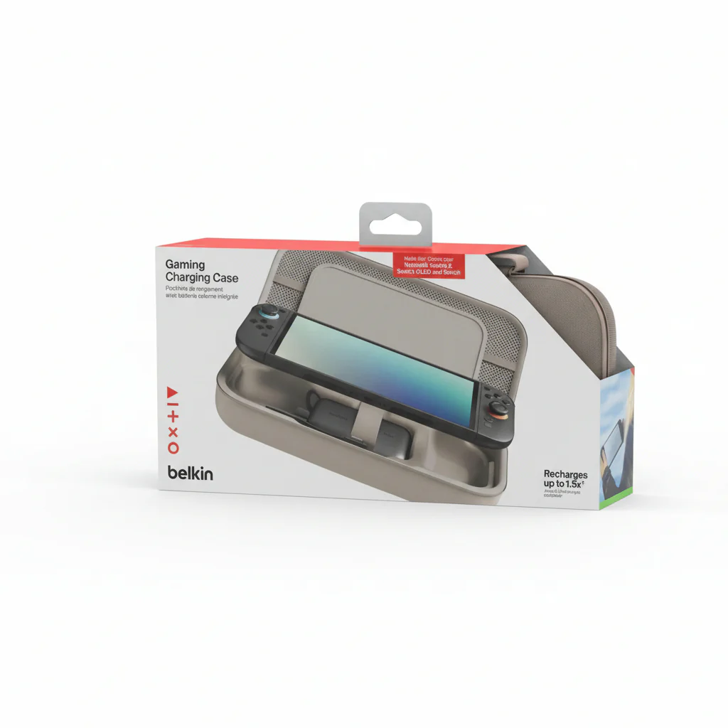 Gaming Charger Case Belkin For Switch 2 Sand