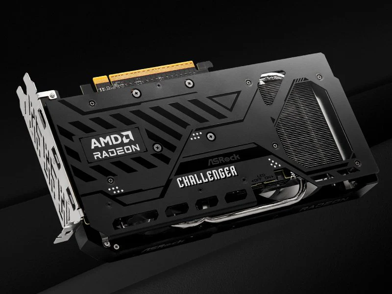 GPU AsRock Challenger OC Radeon RX 9060 XT 8GB GDDR6 , 2x Fan , Black , RX9060XT CL 8GO - Image 3