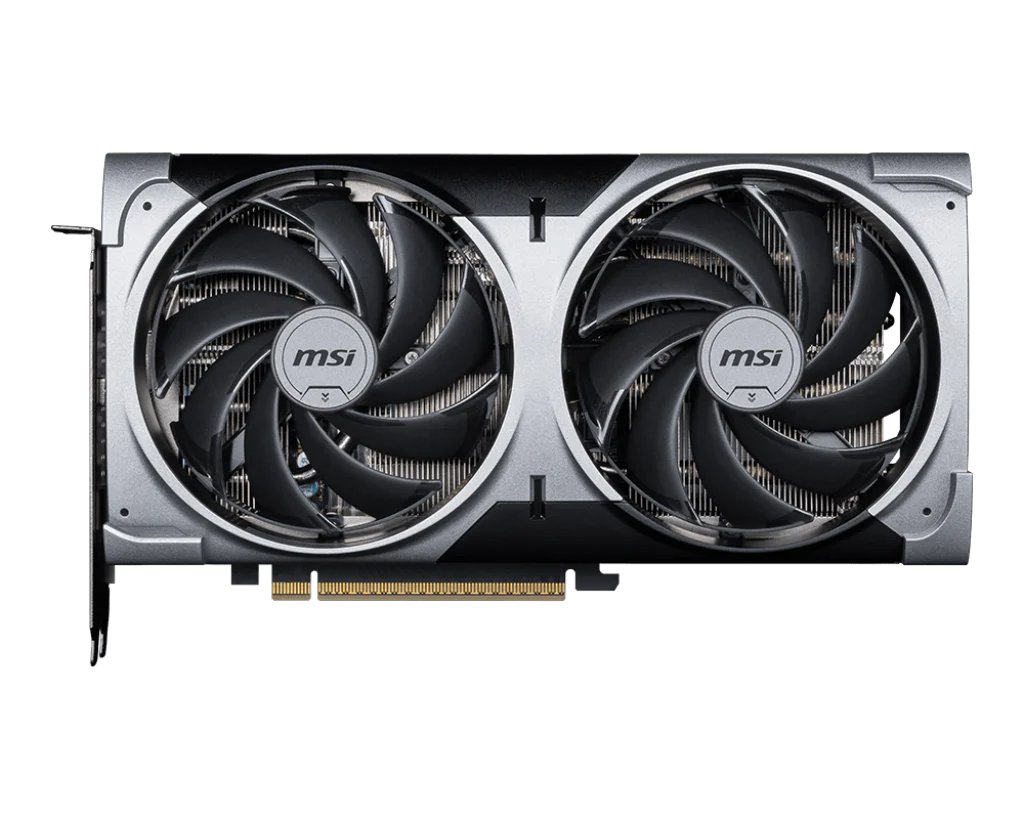 GPU MSI Ventus 2X OC GeForce RTX 5070 12GB GDDR7 , 2x Fan , Black/Silver - Image 2