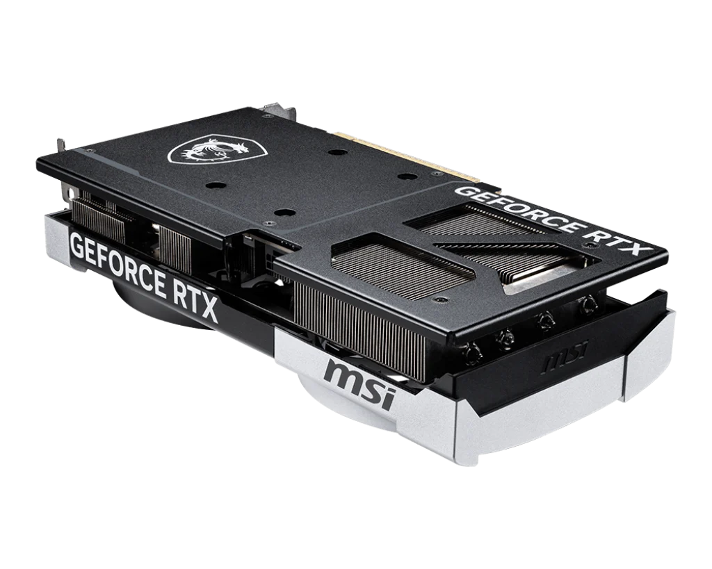 GPU MSI Ventus 2X OC GeForce RTX 5070 12GB GDDR7 , 2x Fan , Black/Silver - Image 3