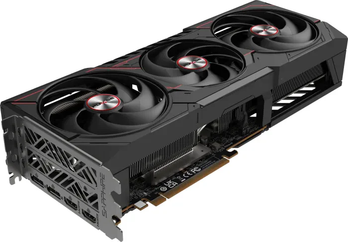 GPU Sapphire PULSE Radeon RX 9070 XT 16GB GDDR6 , 3x Fan , PC: 2x 8-pin , Black , 11348-03-20G - Image 4