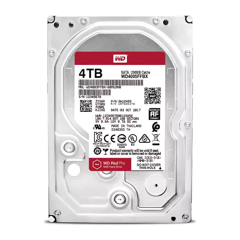 HDD 4TB WD Red Pro , 3.5" Sata III 7200Rpm 256MB , Internal , build for NAS (Network Attached Storage) , WD4005FFBX - Image 2