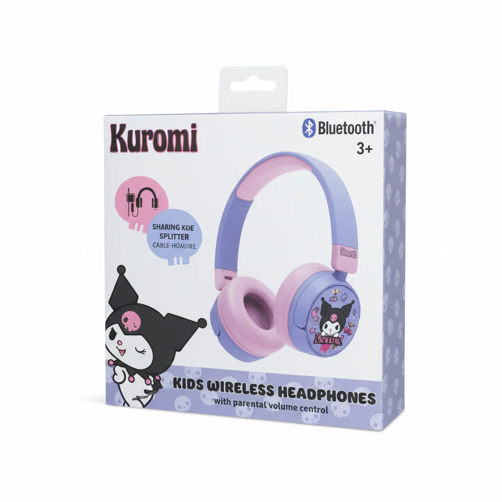Headphone OTL - Kuromi Kids Headphones Purple