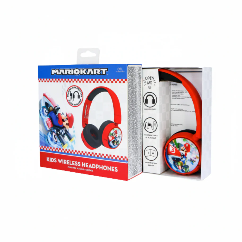 Headphone OTL - Mario KartĀ Racing Kids Bluetooth Headphones