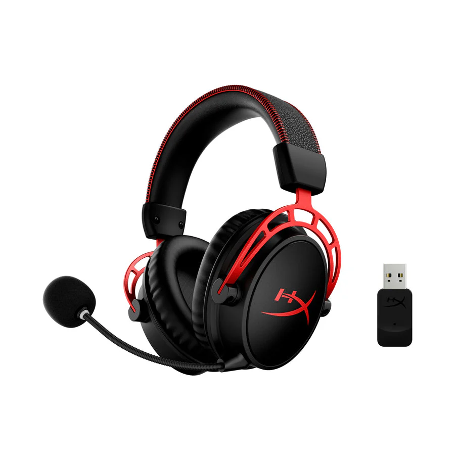 Headset HyperX Cloud Alpha , Wireless Over-Ear Gaming Headset , Black/Red , 4P5D4AA