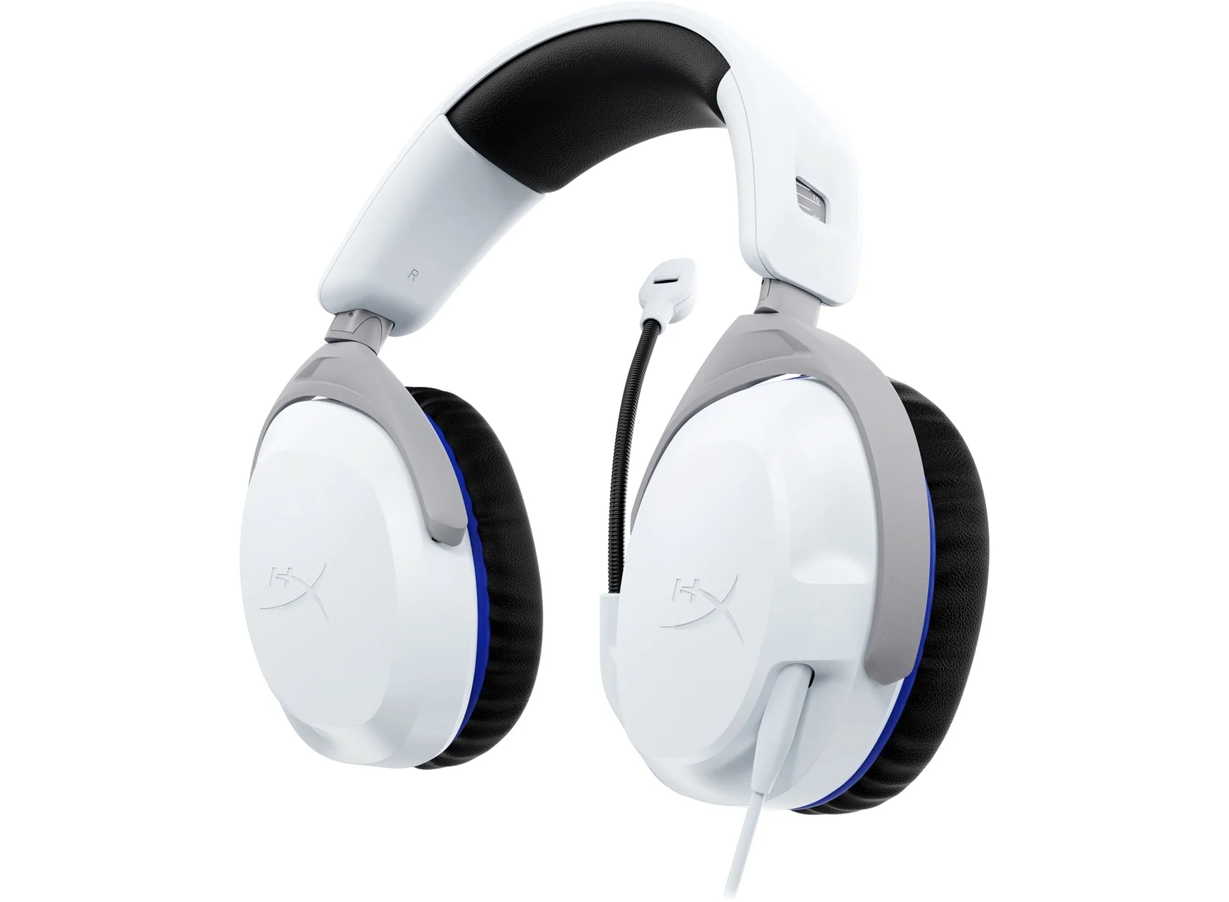 Headset HyperX Cloud Stinger II , Wired Gaming Headset , Compatible with PS5 and PS4 , Detachable noise-cancellation microphone , Black/Blue , 75X29AA - Image 4